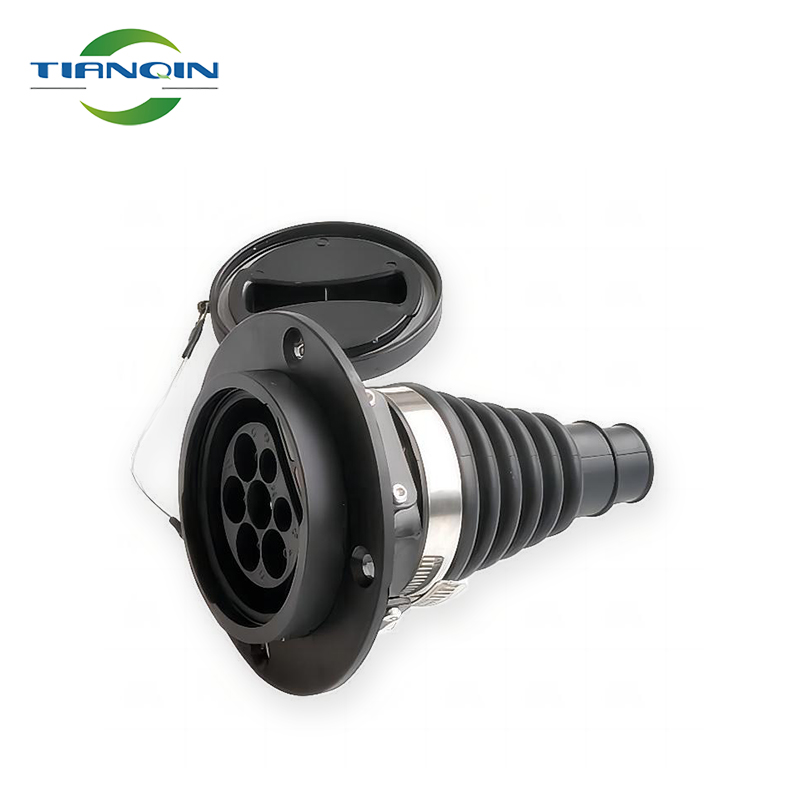 type 2 iec62196 male 32a three phase for evse car side charging connector or ev charger male socket type 2 evse chargers