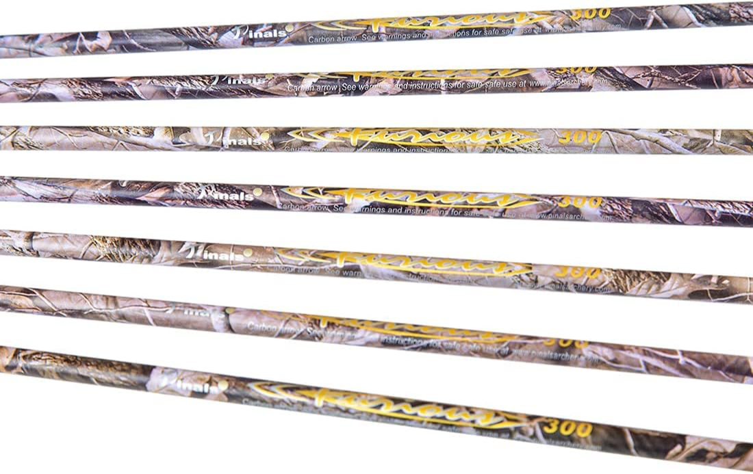 Archery 28" 30" 300 340 350 400 Spine Carbon Hunting Arrows for Compound Reverse Bow Practice Target 28 30 Inch Camouflage Arrow Shaft