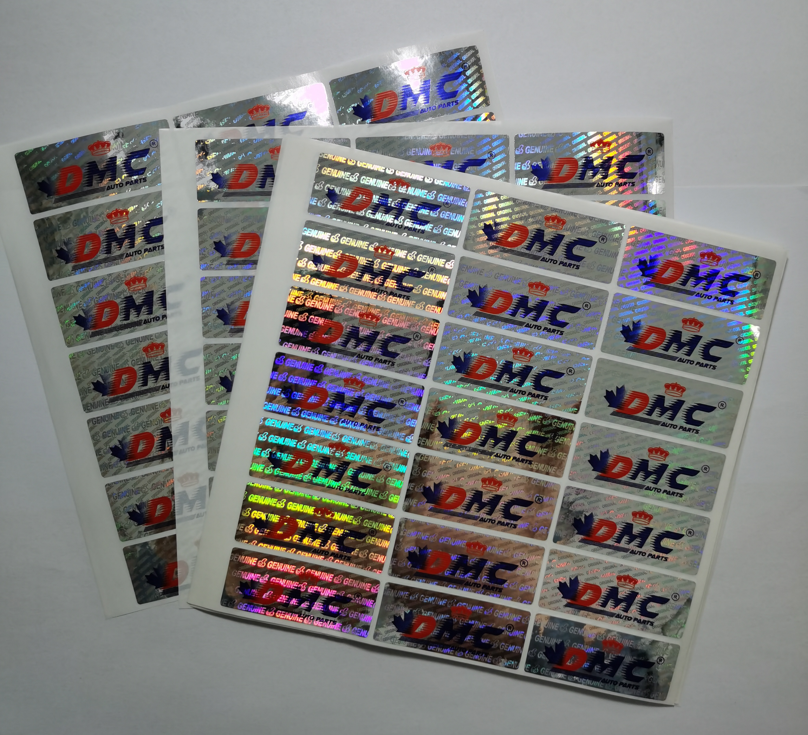 Honeycomb Tamper evident holographic sticker