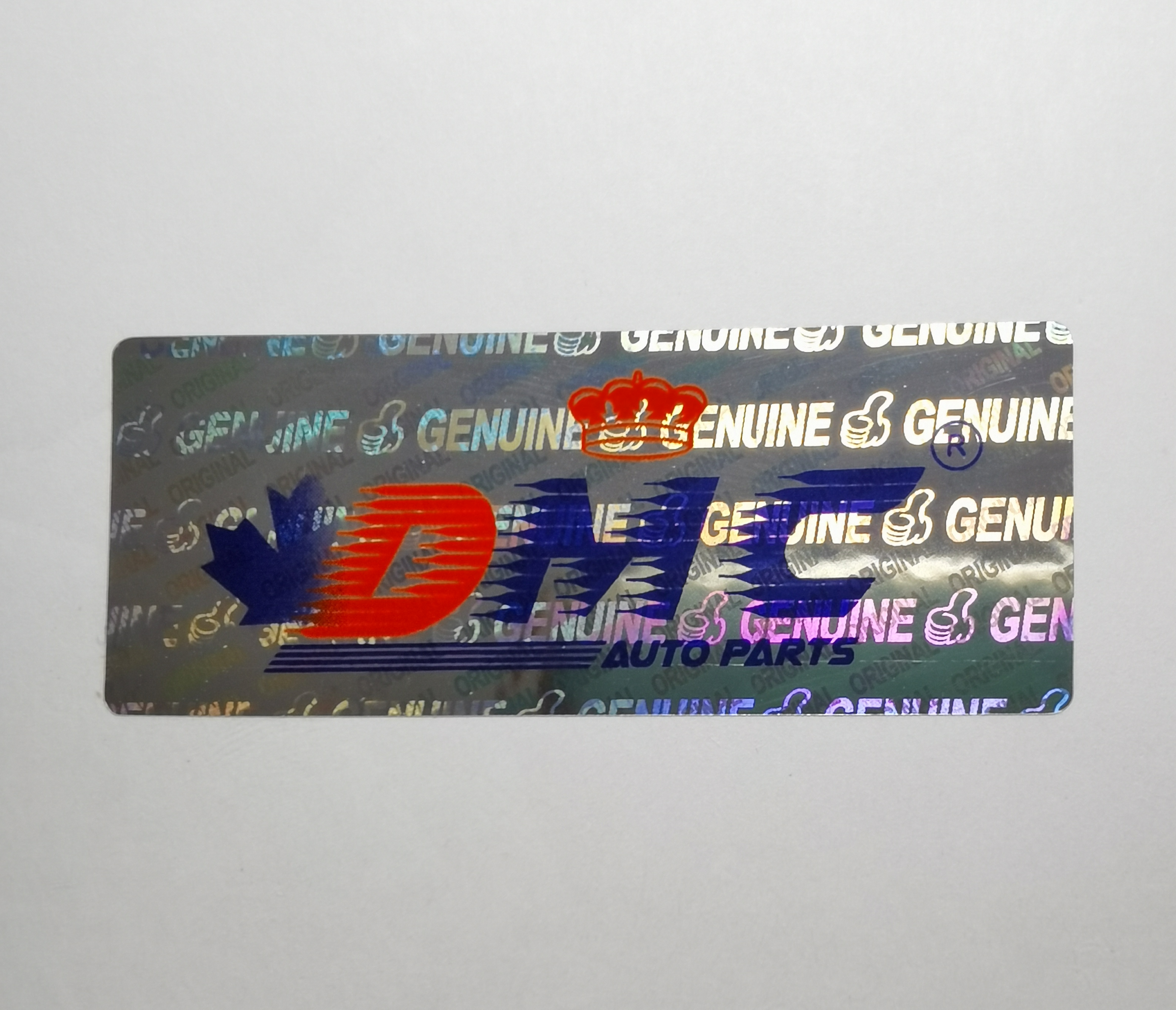 Honeycomb Tamper evident holographic sticker