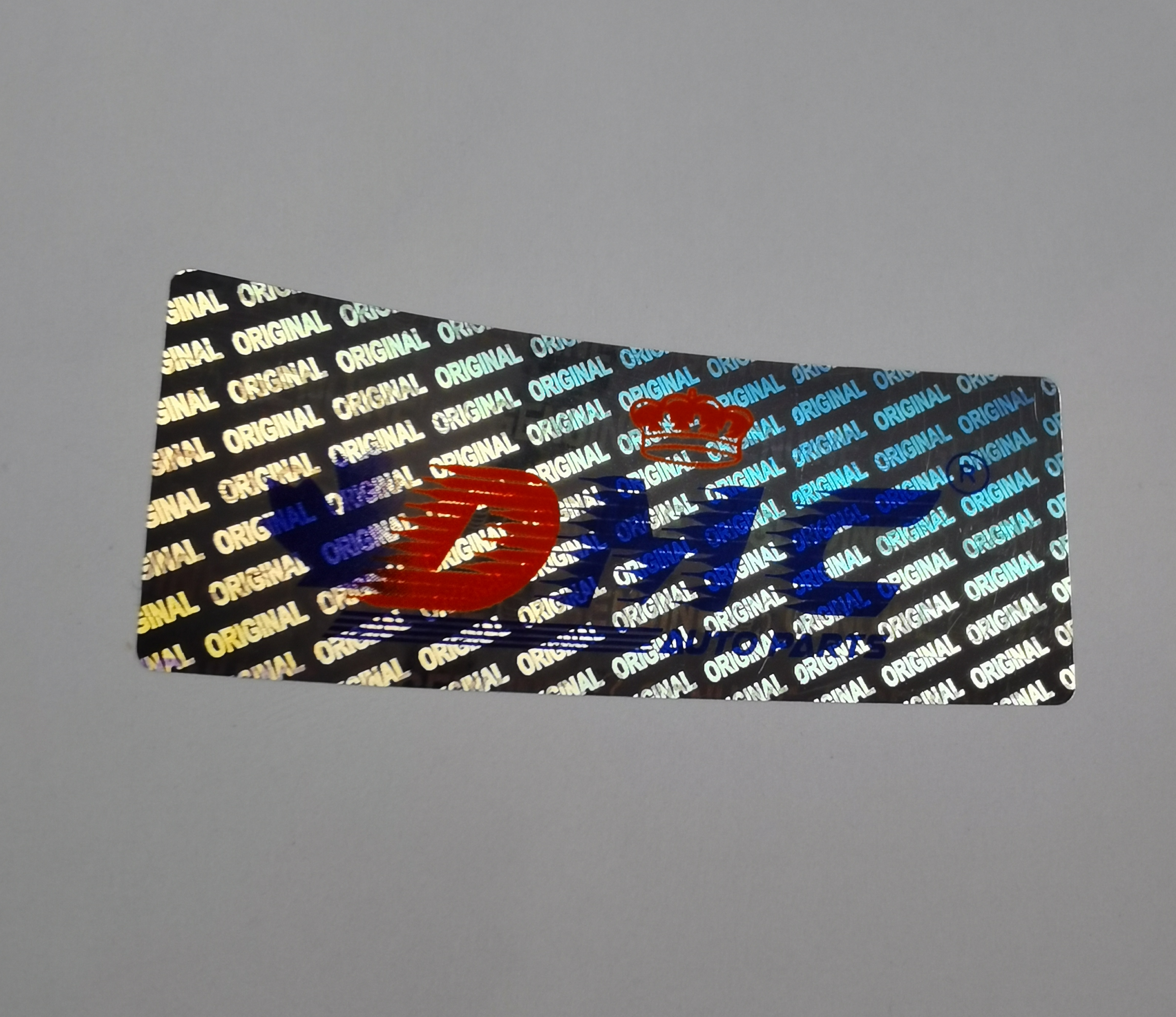 Honeycomb Tamper evident holographic sticker