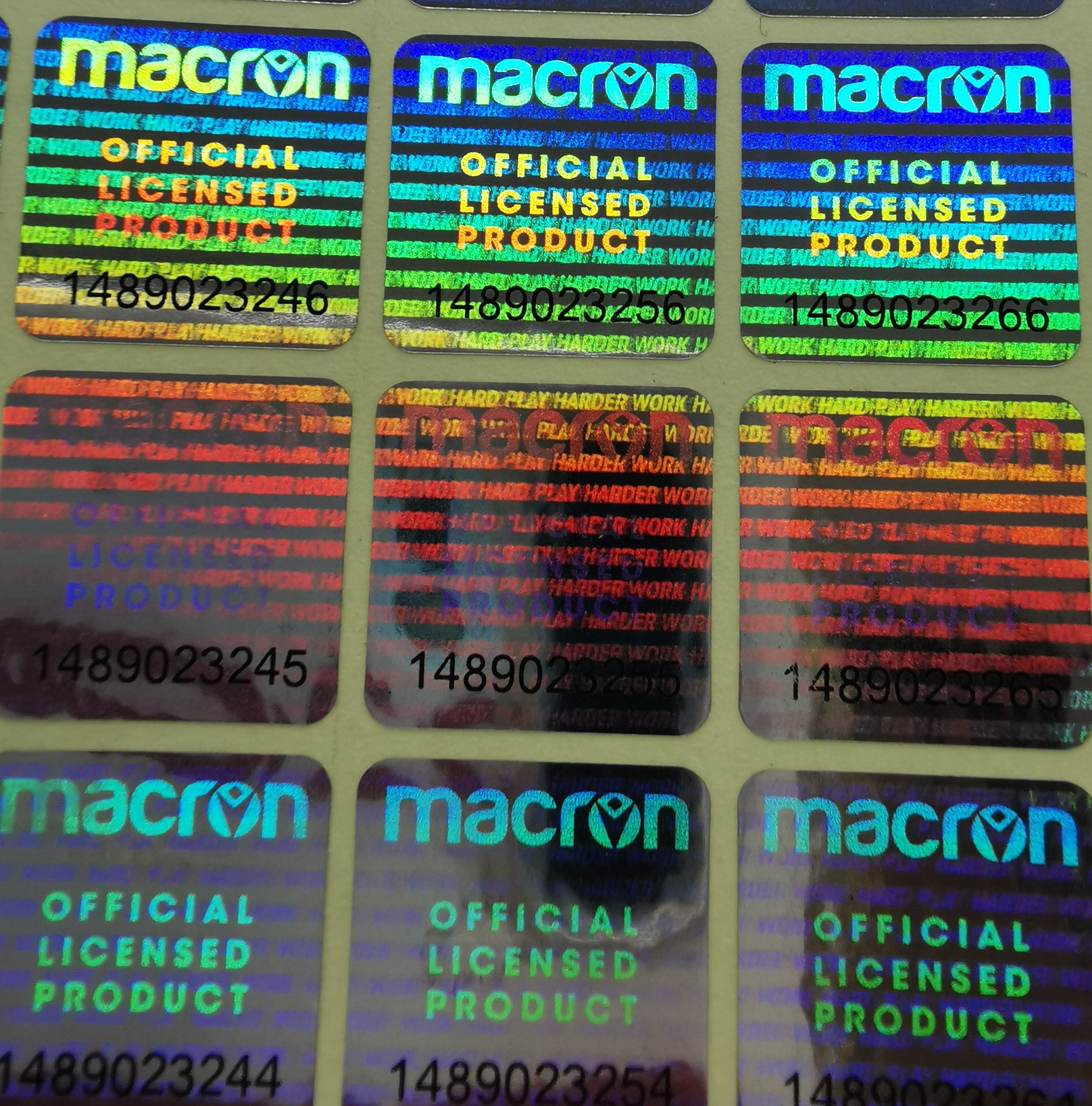 3D stereo hologram label