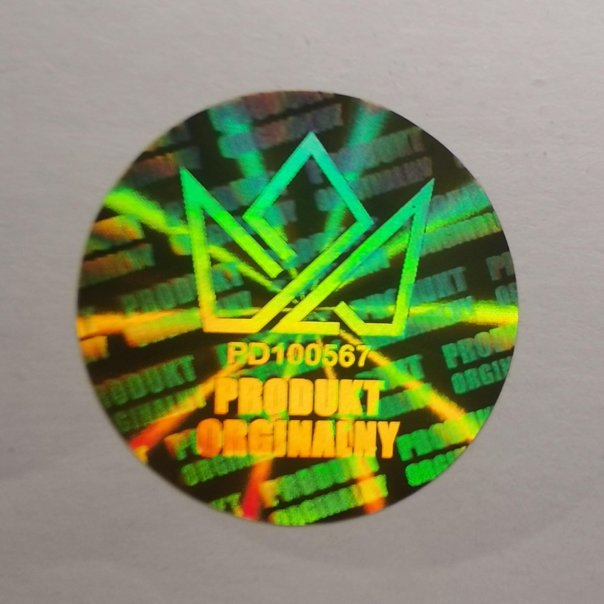 3D hologram sticker