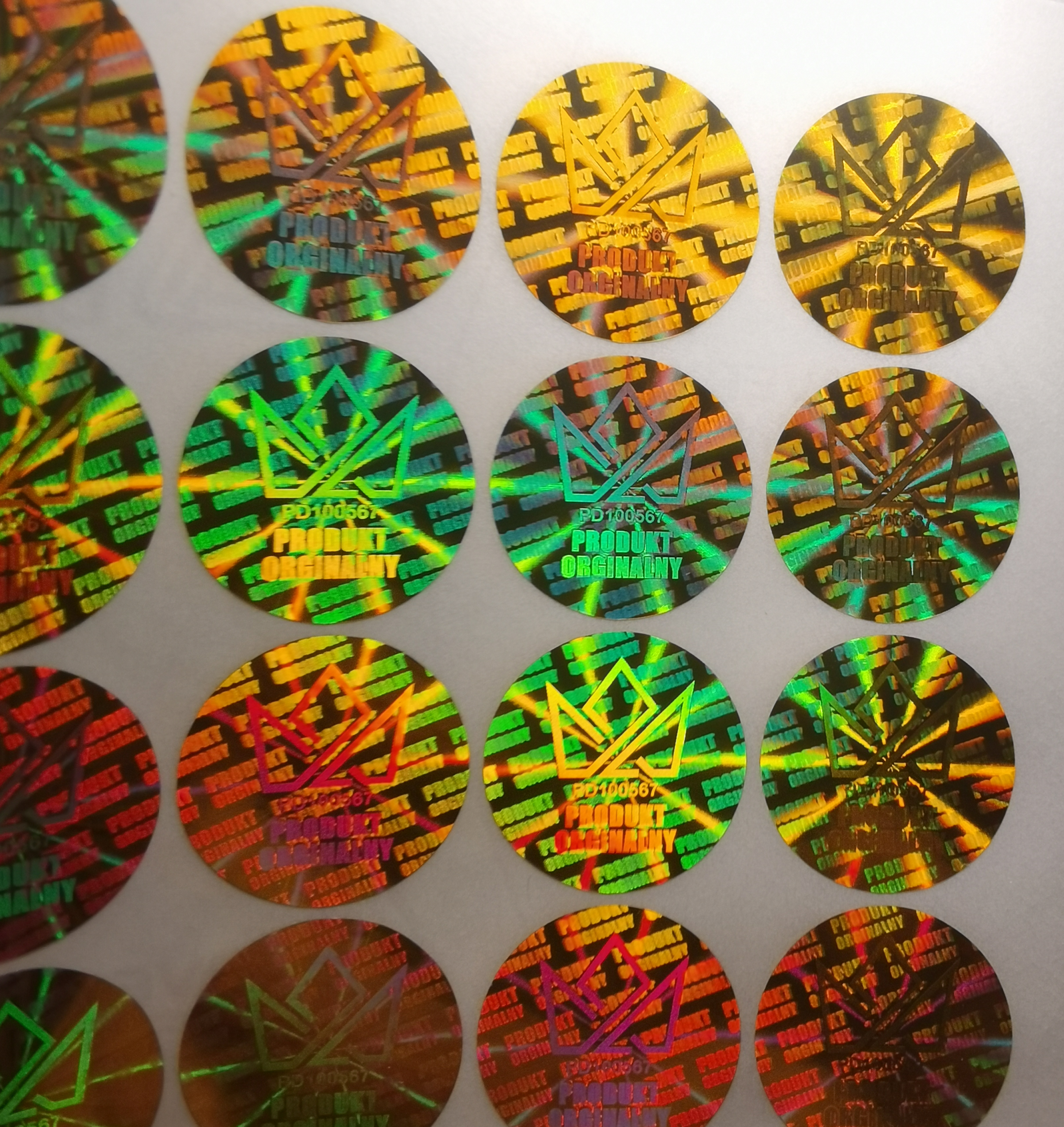 3D hologram sticker