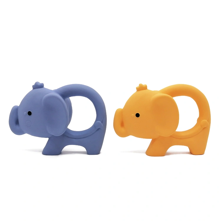 Natural Rubber Baby  Teether Is Very Flexible And Soft To Touch And Chew.