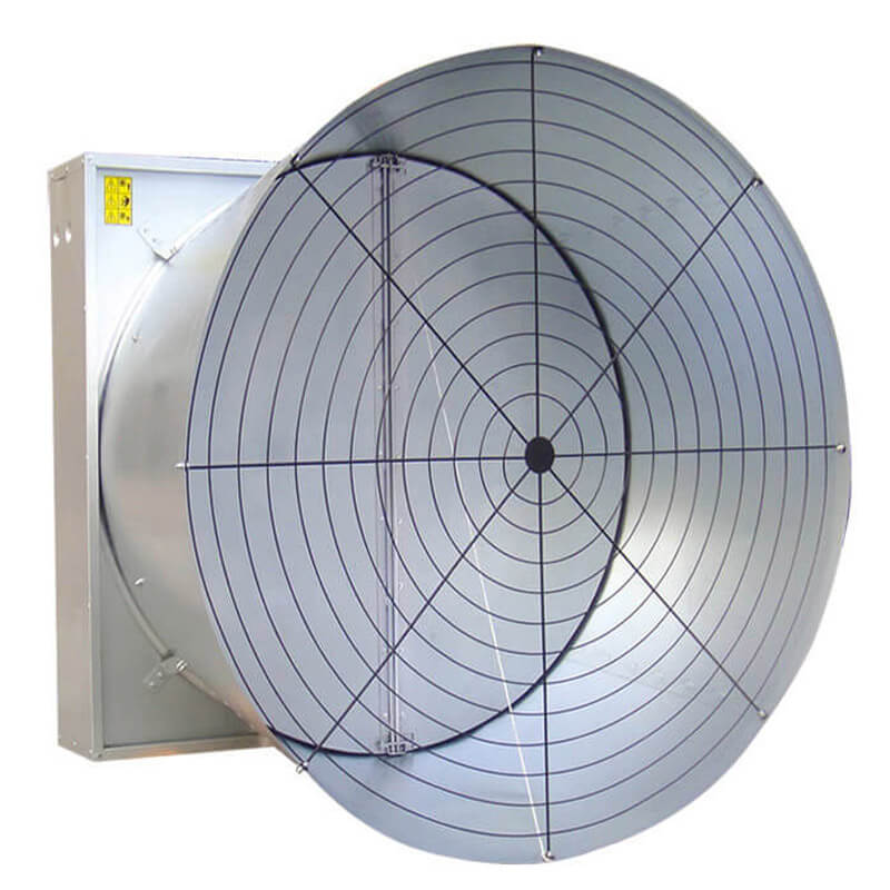 54inch Poultry Chicken Farm Ventilación Mariposa Cono Fan