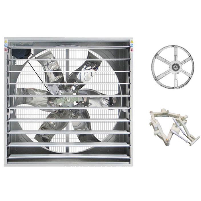 Ventilador de escape del sistema centrífugo Push Pull de enfriamiento de invernadero