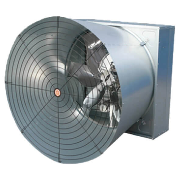 54inch Poultry Chicken Farm Ventilación Mariposa Cono Fan