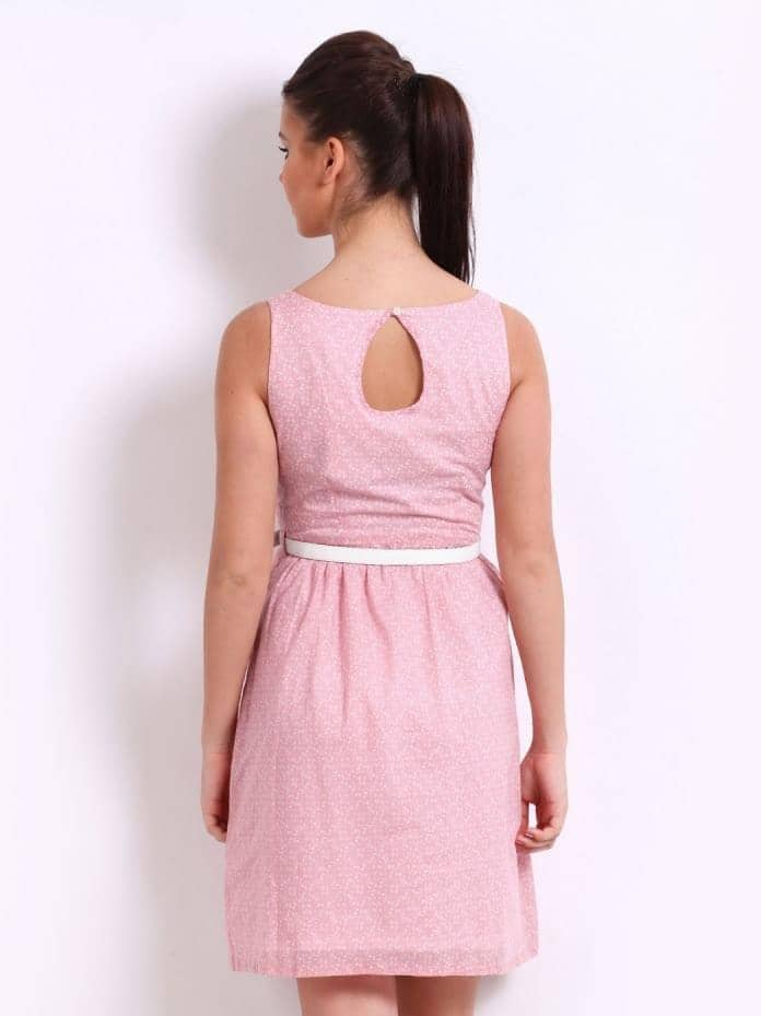 Pink Printed Dress