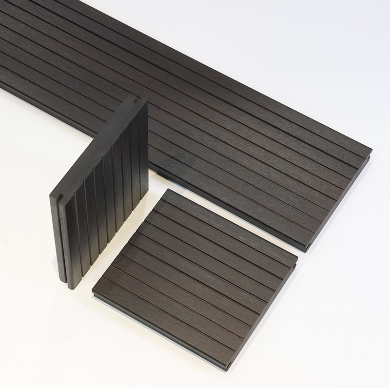 Dark Carbonized Outdoor Bamboo Decking