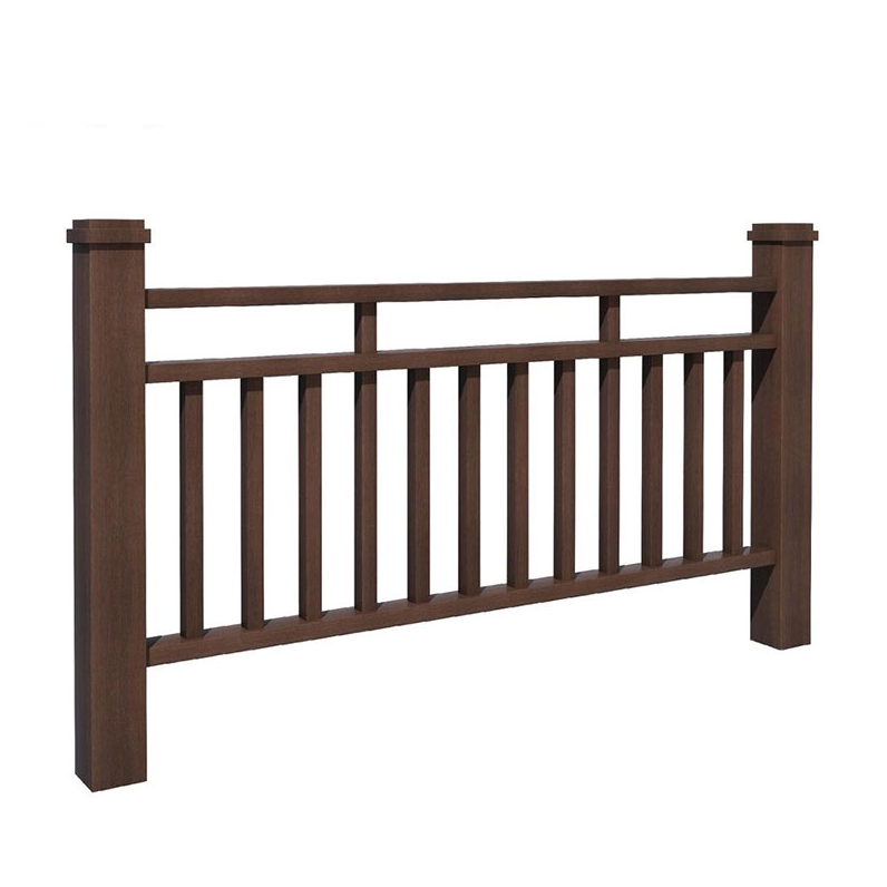 Dark Carbonized Outdoor Bamboo Railing