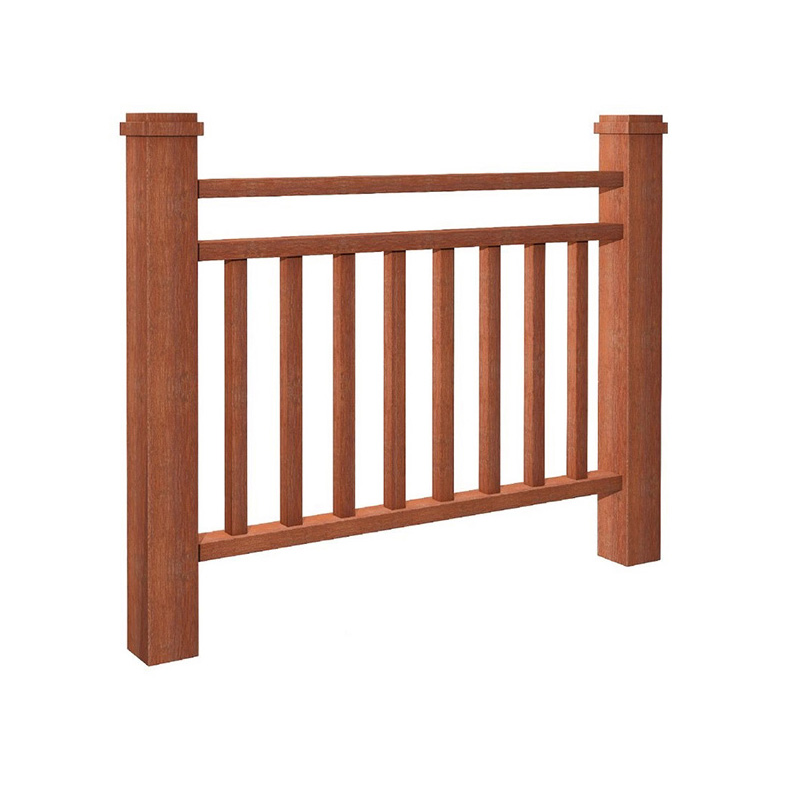 Light Carbonized Outdoor Bamboo Railing