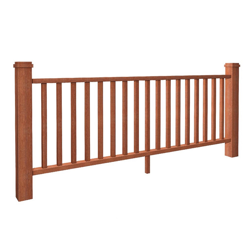 Light Carbonized Outdoor Bamboo Railing